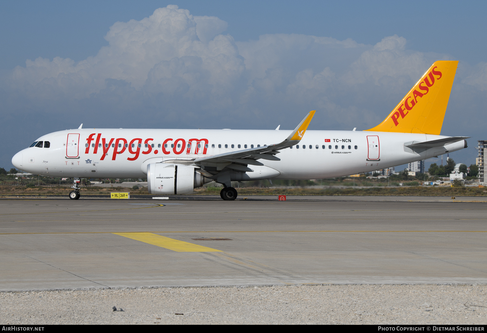 Aircraft Photo of TC-NCN | Airbus A320-251N | Pegasus Airlines | AirHistory.net #633845