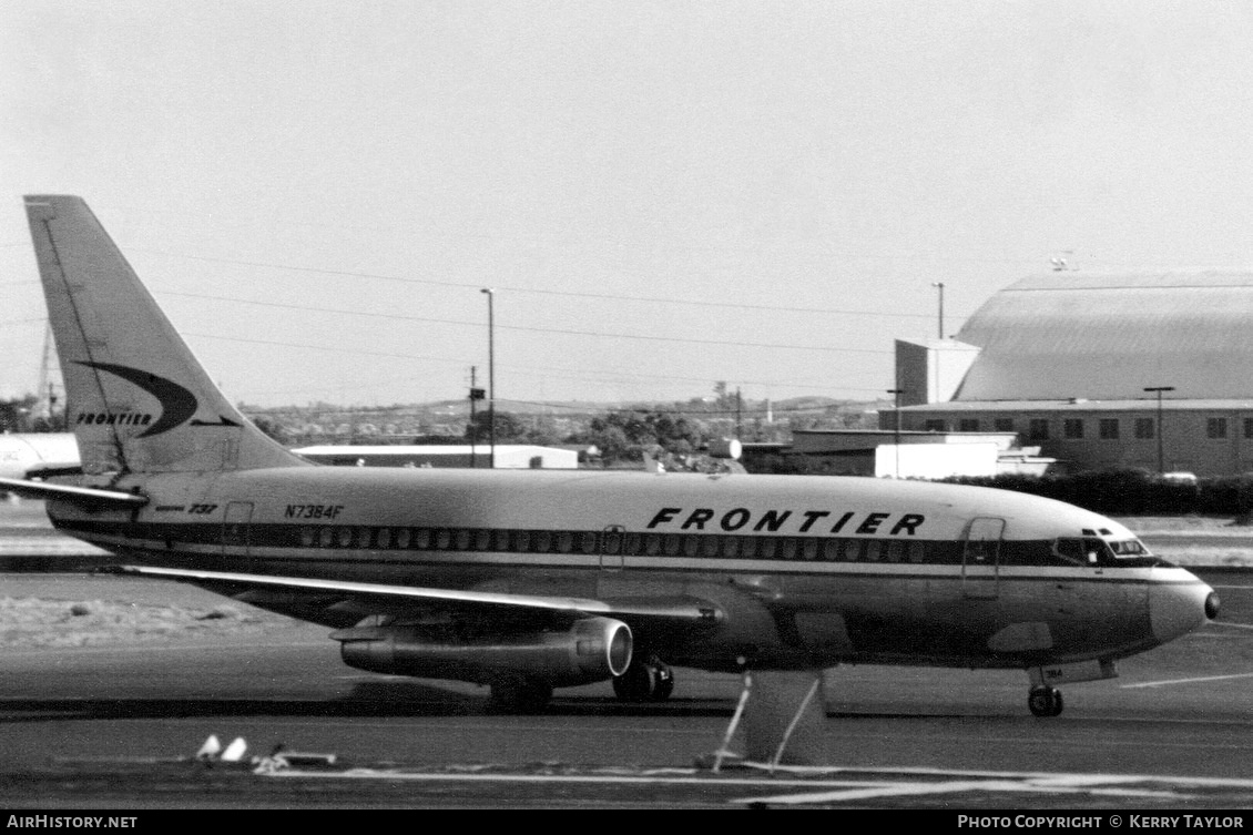Aircraft Photo of N7384F | Boeing 737-247 | Frontier Airlines | AirHistory.net #633854