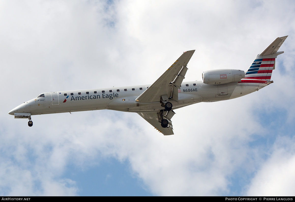 Aircraft Photo of N686AE | Embraer ERJ-145LR (EMB-145LR) | American Eagle | AirHistory.net #633868