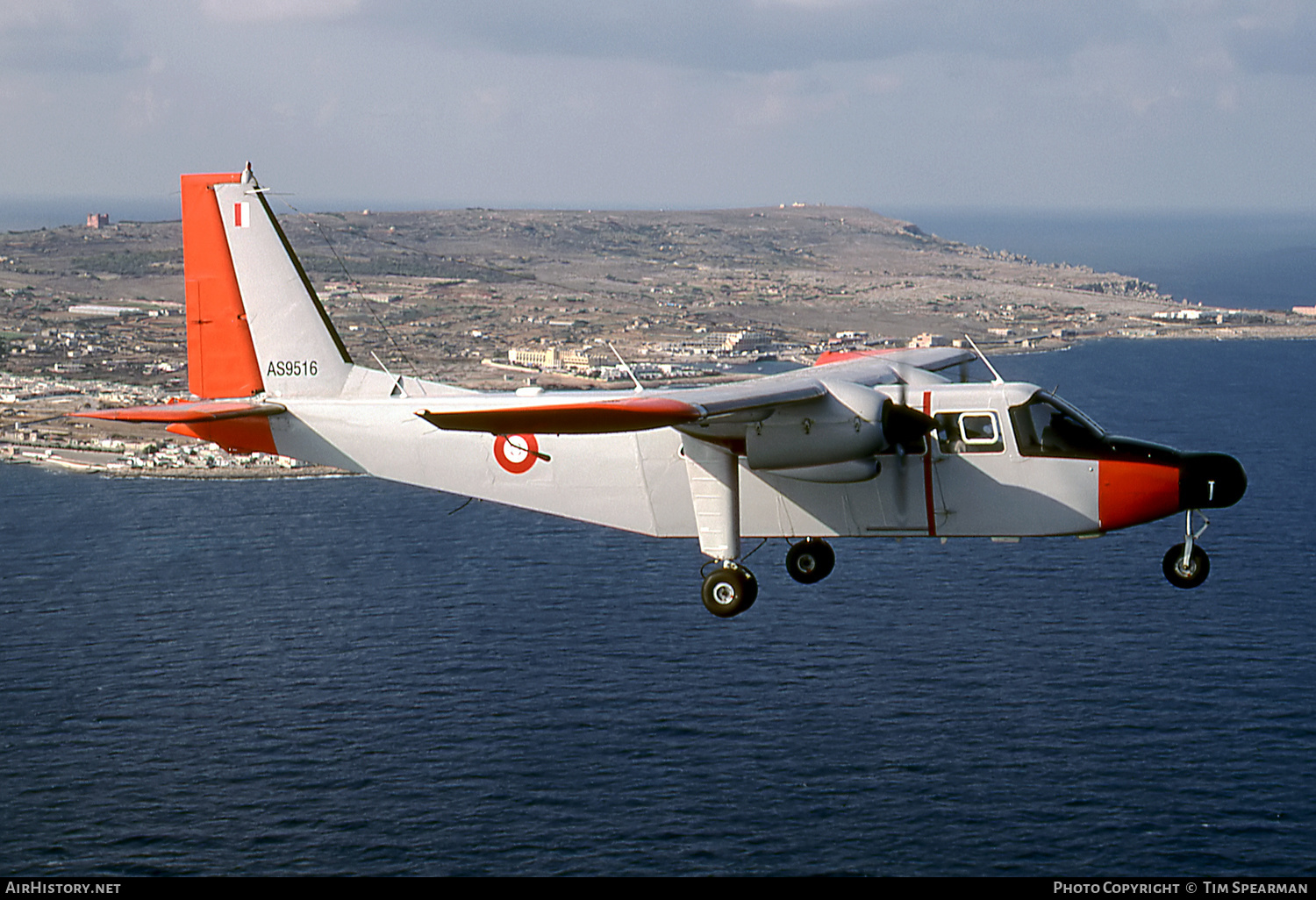 Aircraft Photo of AS9516 | Pilatus Britten-Norman BN-2B-26 Islander | Malta - Air Force | AirHistory.net #633892