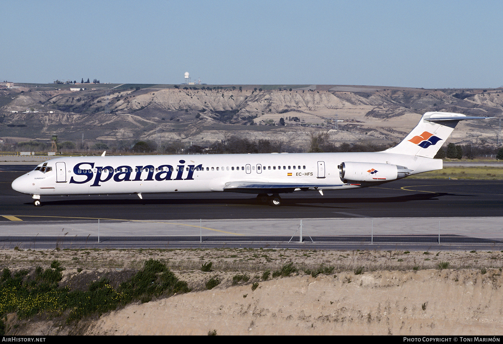 Aircraft Photo of EC-HFS | McDonnell Douglas MD-82 (DC-9-82) | Spanair | AirHistory.net #633895