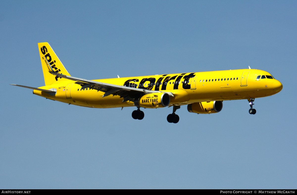 Aircraft Photo of N677NK | Airbus A321-231 | Spirit Airlines | AirHistory.net #633941