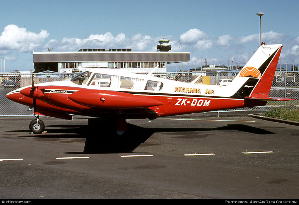 Aircraft Photo of ZK-DOM | Piper PA-30-160 Twin Comanche C | Akarana Air | AirHistory.net #633970