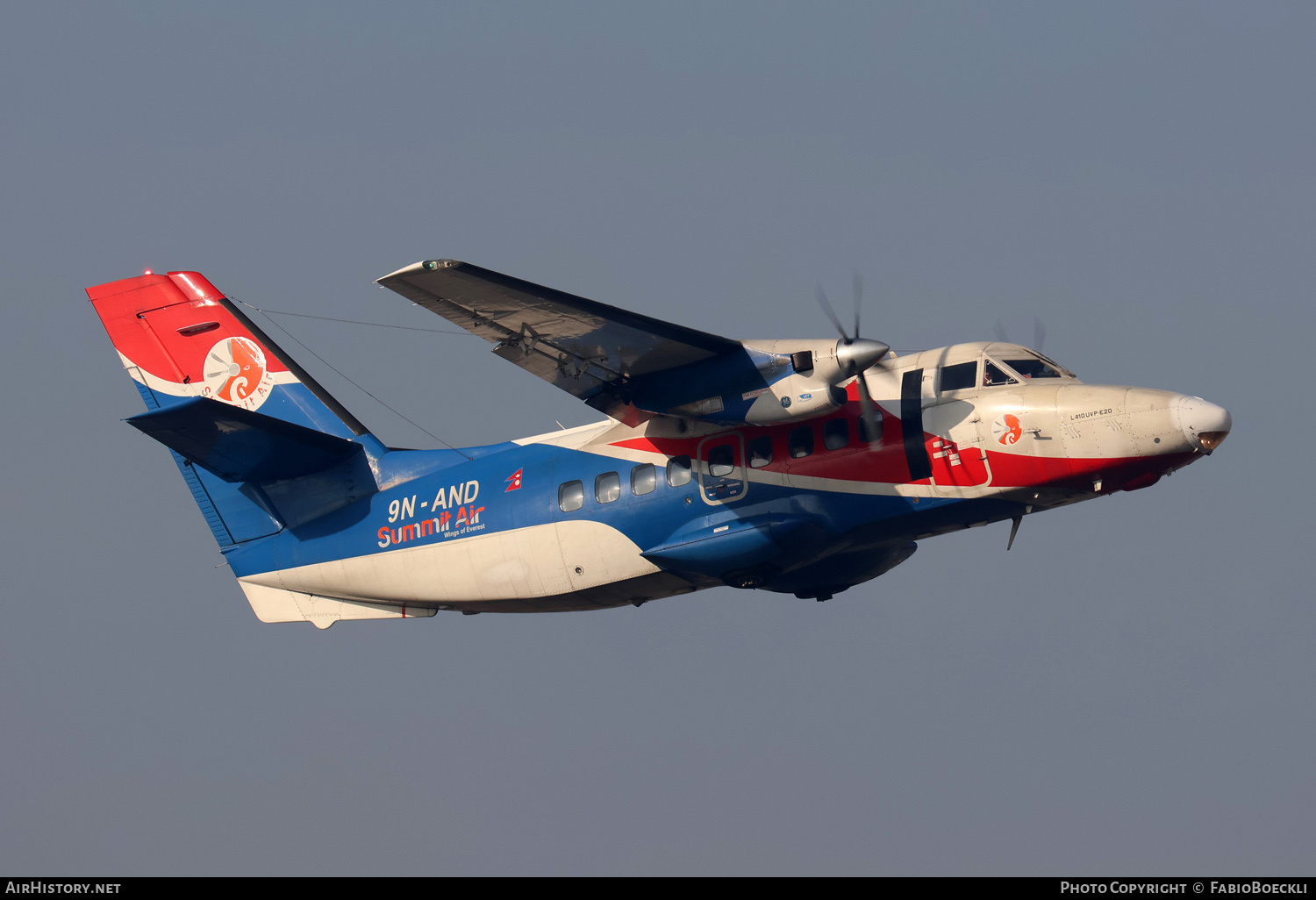 Aircraft Photo of 9N-AND | Let L-410UVP-E20 Turbolet | Summit Air | AirHistory.net #633988