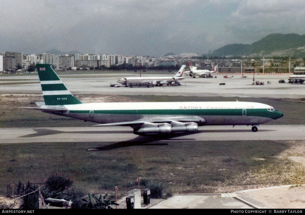Aircraft Photo of VR-HGQ | Boeing 707-351C | Cathay Pacific Airways Cargo | AirHistory.net #633989