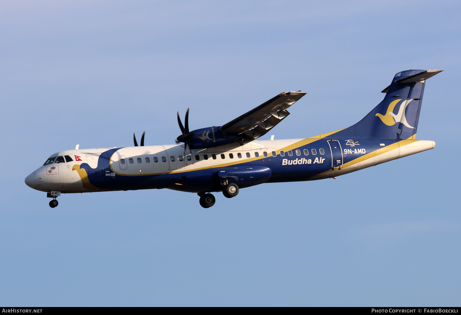 Aircraft Photo of 9N-AMD | ATR ATR-72-500 (ATR-72-212A) | Buddha Air | AirHistory.net #633999