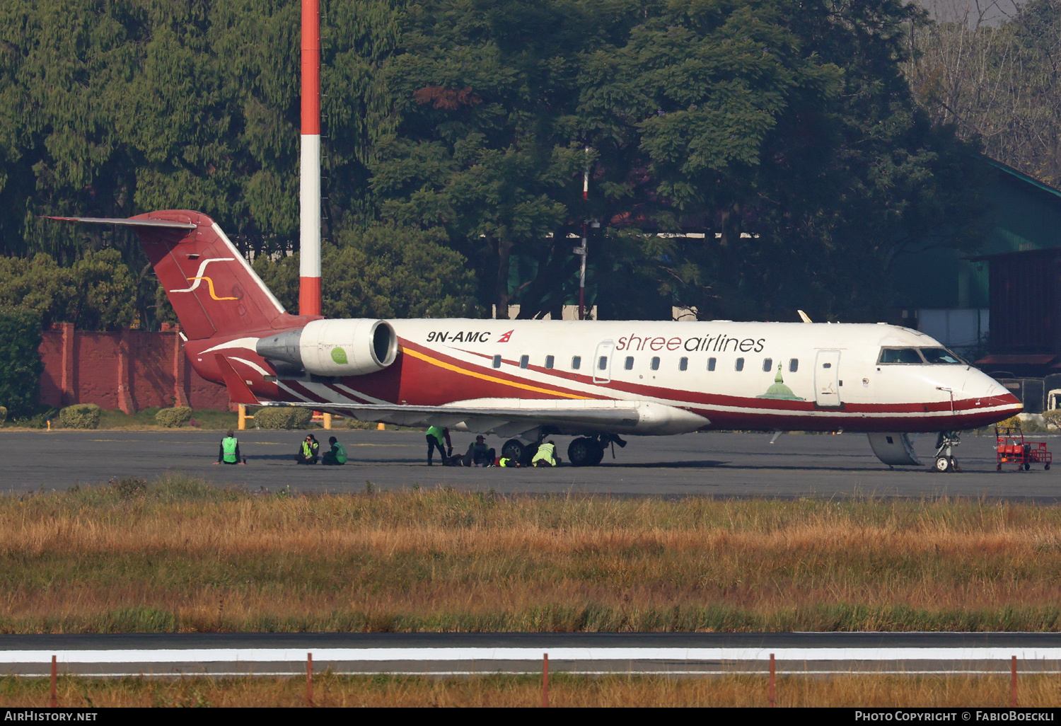 Aircraft Photo of 9N-AMC | Bombardier CRJ-200ER (CL-600-2B19) | Shree Airlines | AirHistory.net #634061