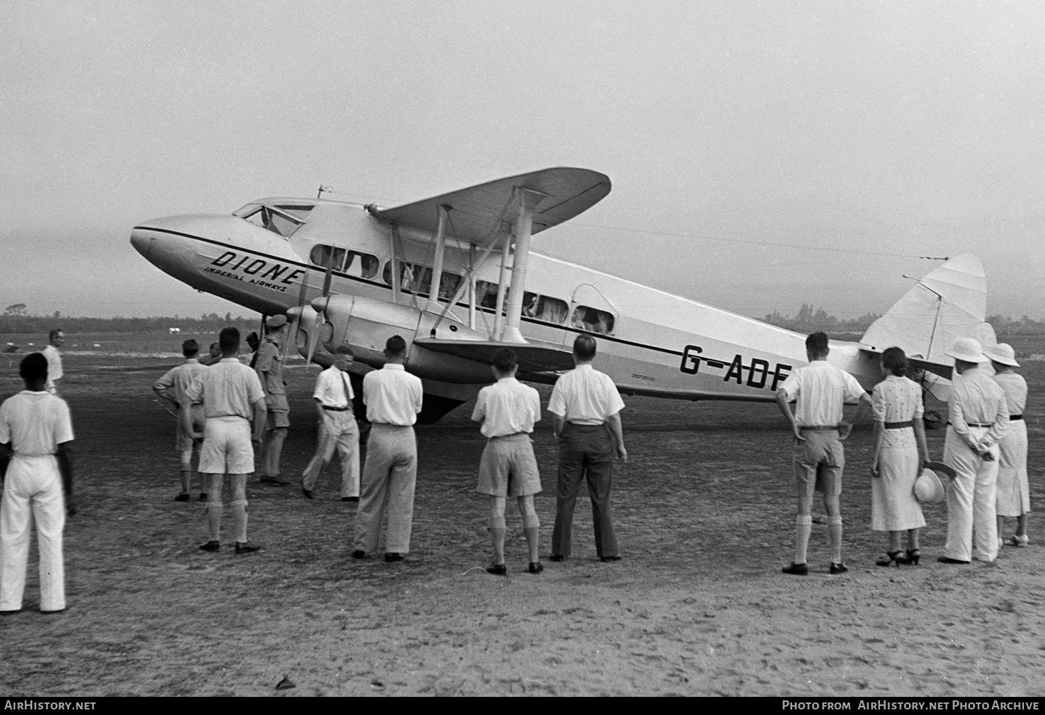 Aircraft Photo of G-ADFF | De Havilland D.H. 86B Express | Imperial Airways | AirHistory.net #634066