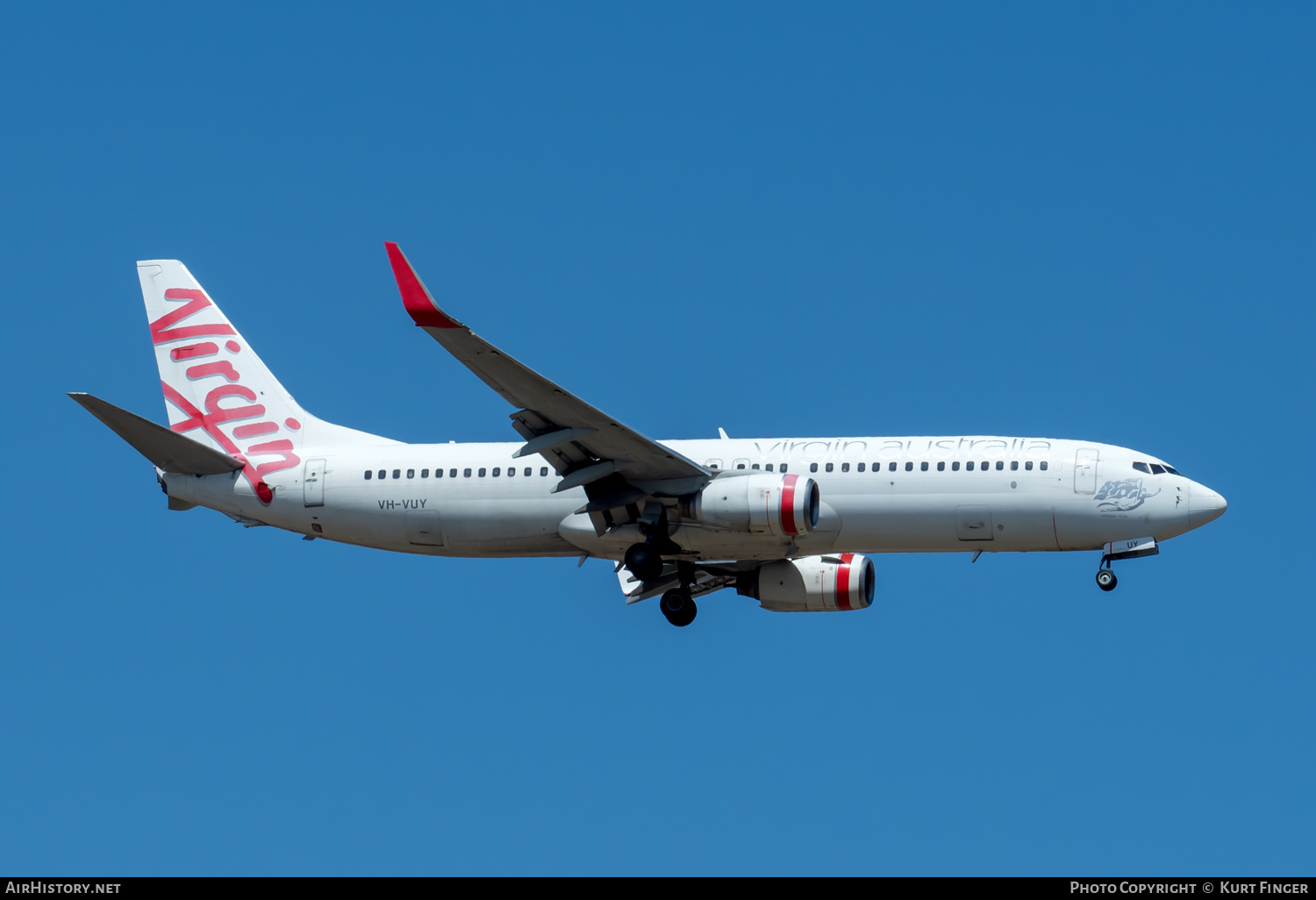 Aircraft Photo of VH-VUY | Boeing 737-8KG | Virgin Australia Airlines | AirHistory.net #634086