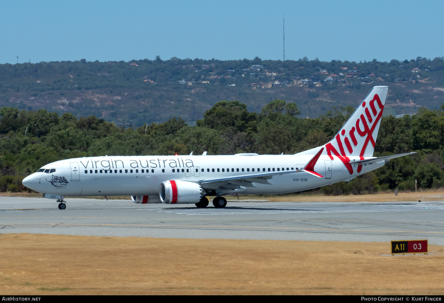 Aircraft Photo of VH-8IB | Boeing 737-8 Max 8 | Virgin Australia Airlines | AirHistory.net #634089