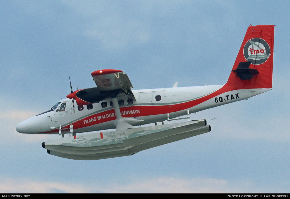 Aircraft Photo of 8Q-TAX | De Havilland Canada DHC-6-300 Twin Otter | Trans Maldivian Airways - TMA | AirHistory.net #634125