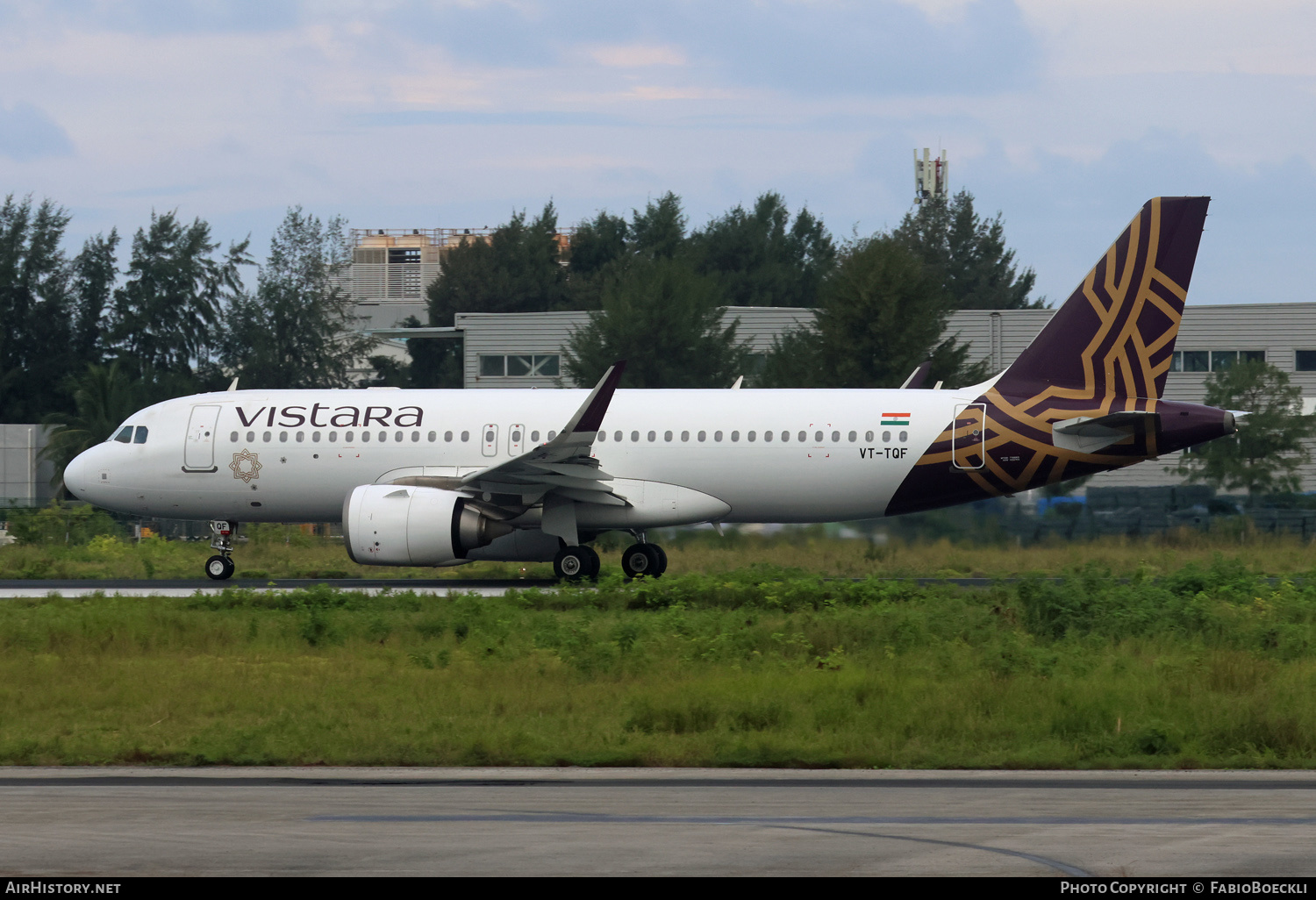 Aircraft Photo of VT-TQF | Airbus A320-251N | Vistara | AirHistory.net #634126