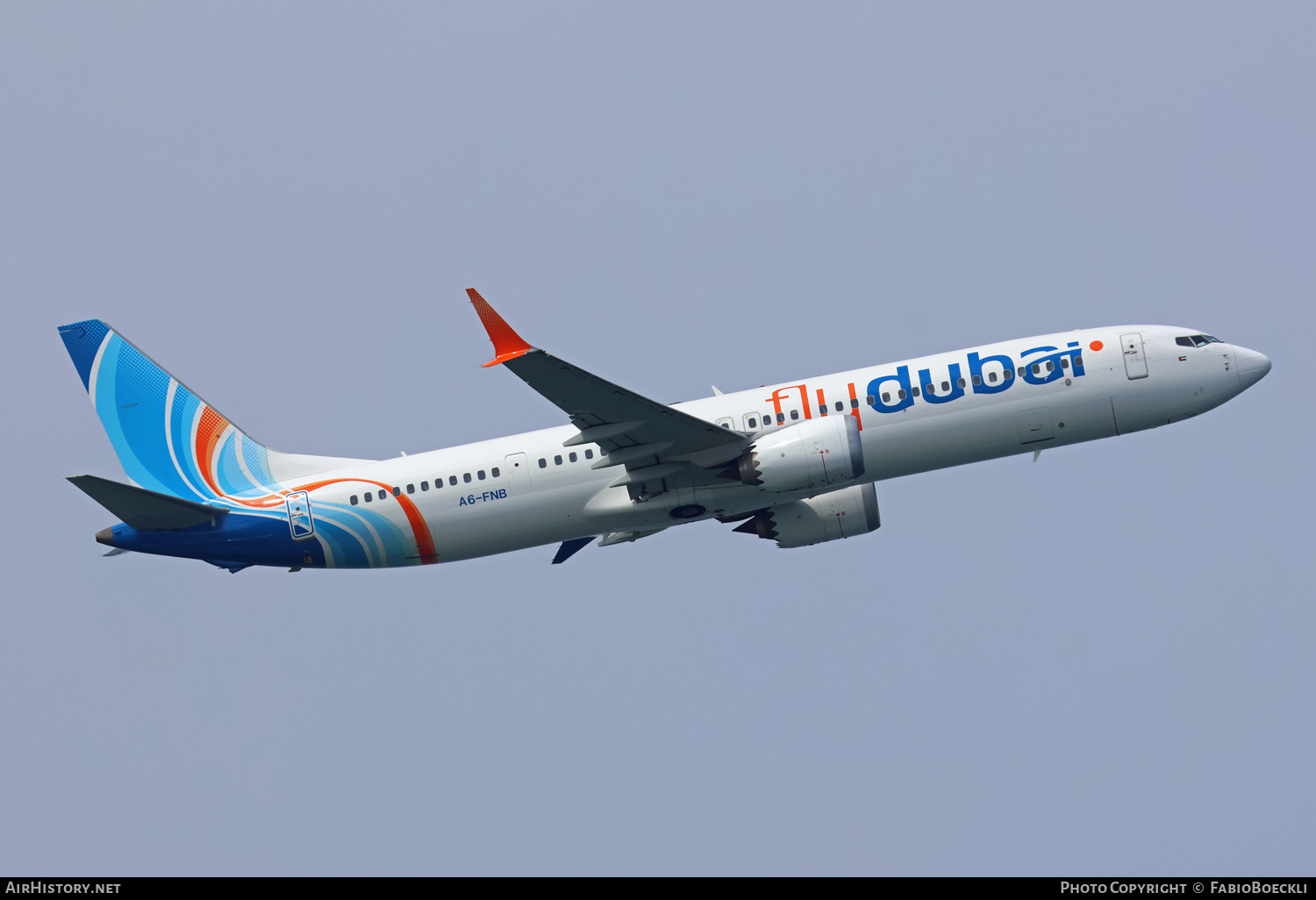 Aircraft Photo of A6-FNB | Boeing 737-9 Max 9 | Flydubai | AirHistory.net #634128