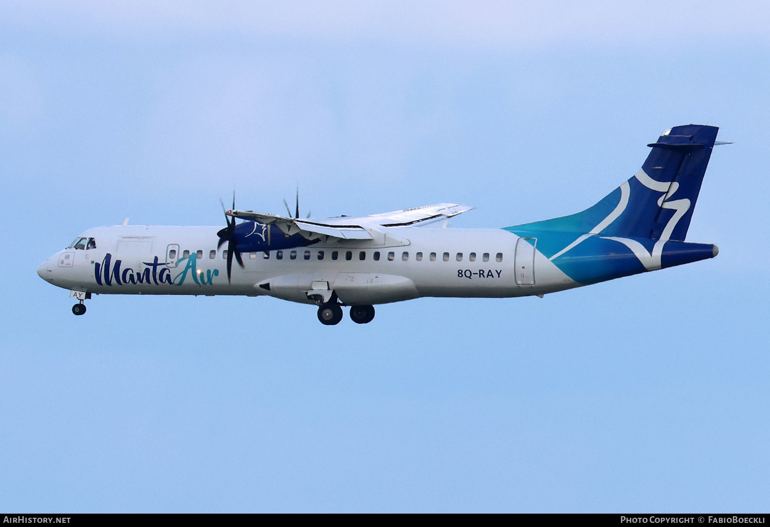 Aircraft Photo of 8Q-RAY | ATR ATR-72-600 (ATR-72-212A) | Manta Air | AirHistory.net #634129
