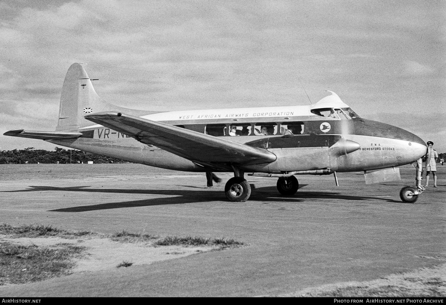 Aircraft Photo of VR-NET | De Havilland D.H. 104 Dove 1B | West African Airways | AirHistory.net #634149