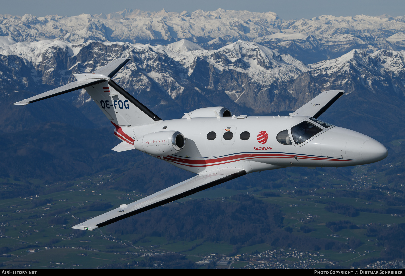 Aircraft Photo of OE-FOG | Cessna 510 Citation Mustang | GlobeAir | AirHistory.net #634165