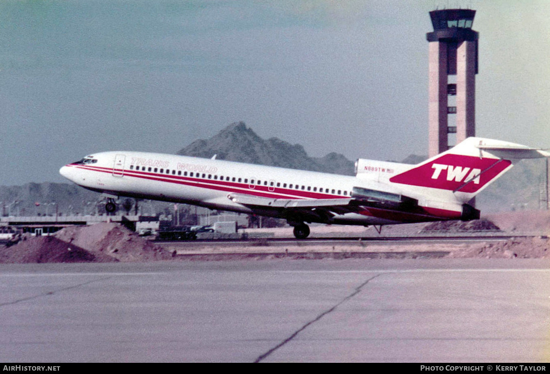 Aircraft Photo of N889TW | Boeing 727-31 | Trans World Airlines - TWA | AirHistory.net #634185