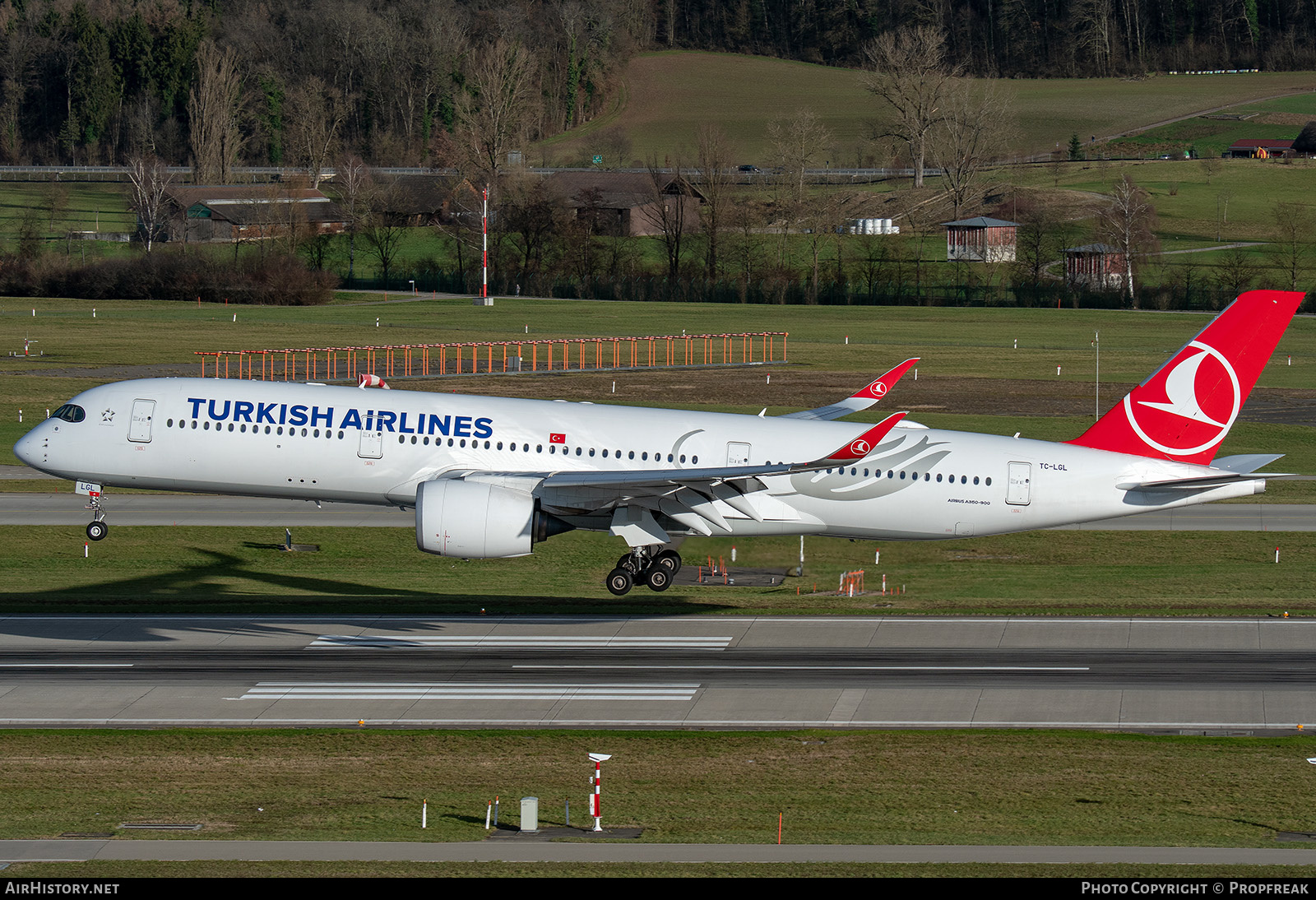 Aircraft Photo of TC-LGL | Airbus A350-941 | Turkish Airlines | AirHistory.net #634194