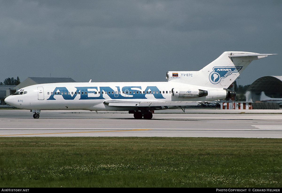 Aircraft Photo of YV-87C | Boeing 727-22 | Avensa - Aerovías Venezolanas | AirHistory.net #634197