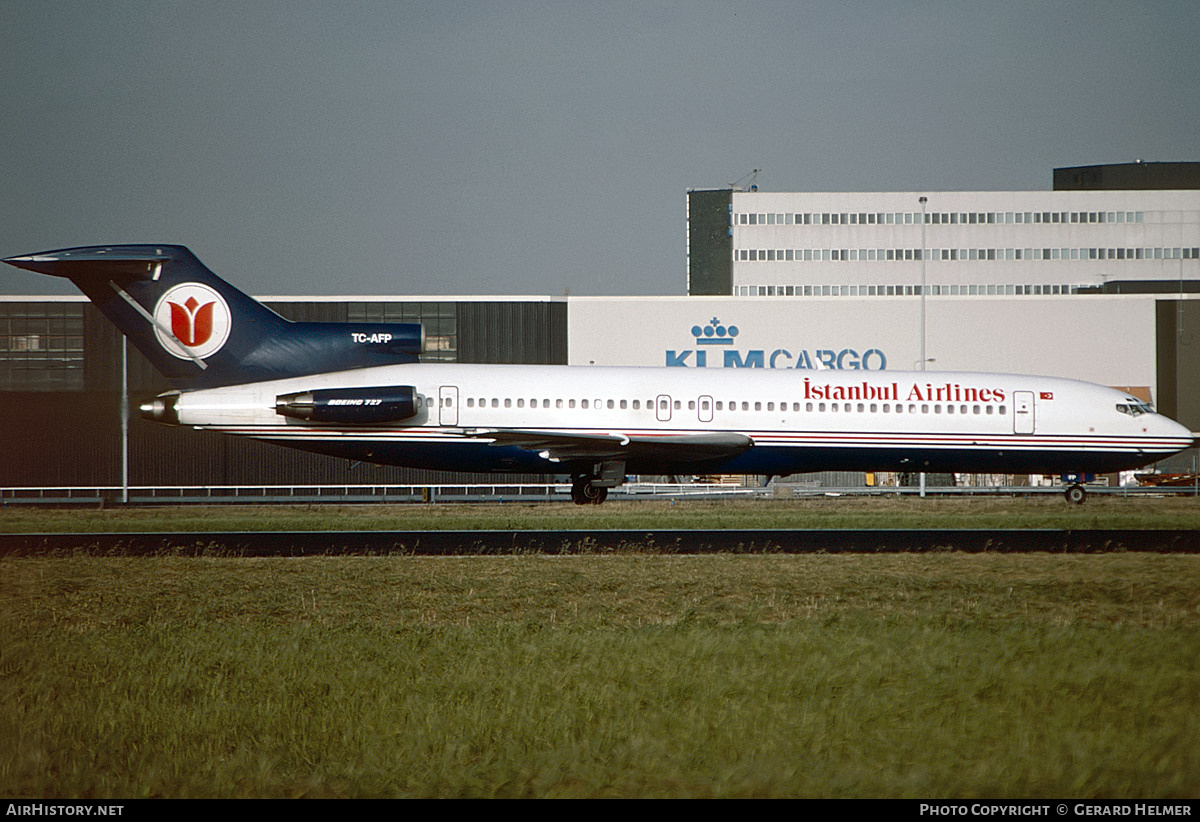 Aircraft Photo of TC-AFP | Boeing 727-230/Adv | Istanbul Airlines | AirHistory.net #634225