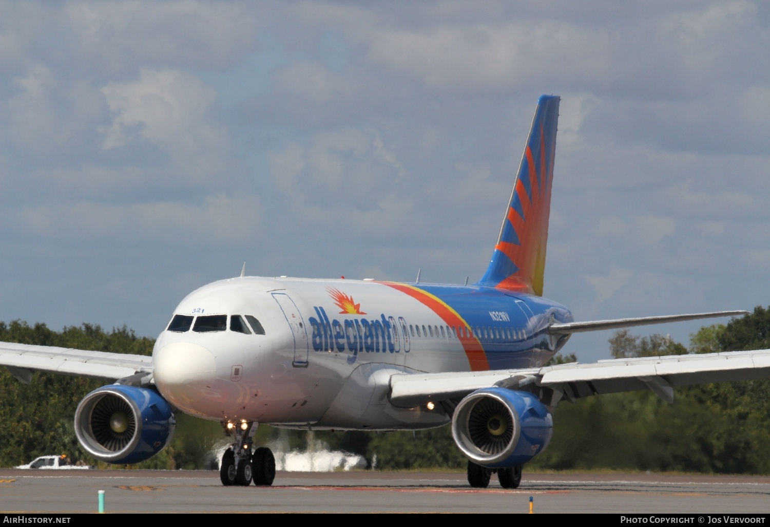 Aircraft Photo of N321NV | Airbus A319-111 | Allegiant Air | AirHistory.net #634256