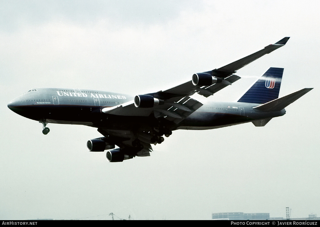 Aircraft Photo of N107UA | Boeing 747-422 | United Airlines | AirHistory.net #634258