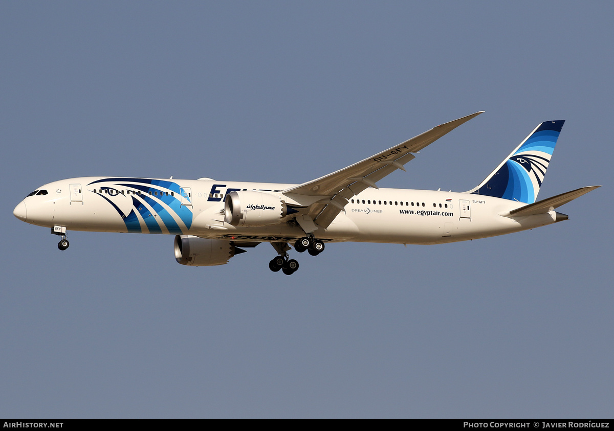 Aircraft Photo of SU-GFY | Boeing 787-9 Dreamliner | EgyptAir | AirHistory.net #634274