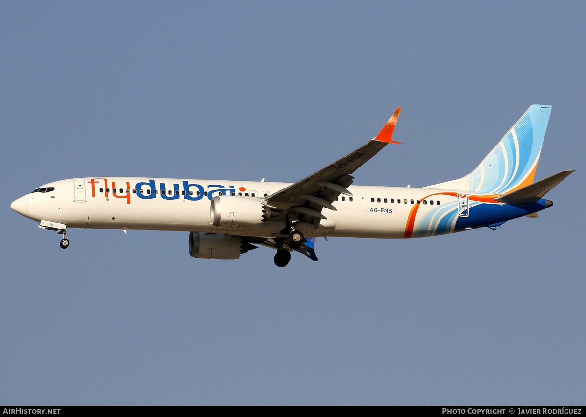 Aircraft Photo of A6-FNB | Boeing 737-9 Max 9 | Flydubai | AirHistory.net #634298