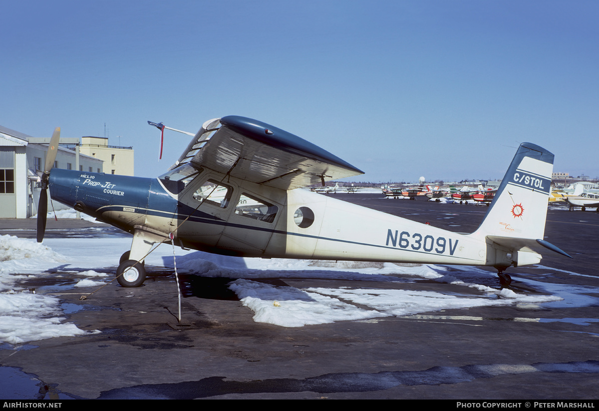 Aircraft Photo of N6309V | Helio H-370 Prop-Jet Courier | AirHistory.net #634302