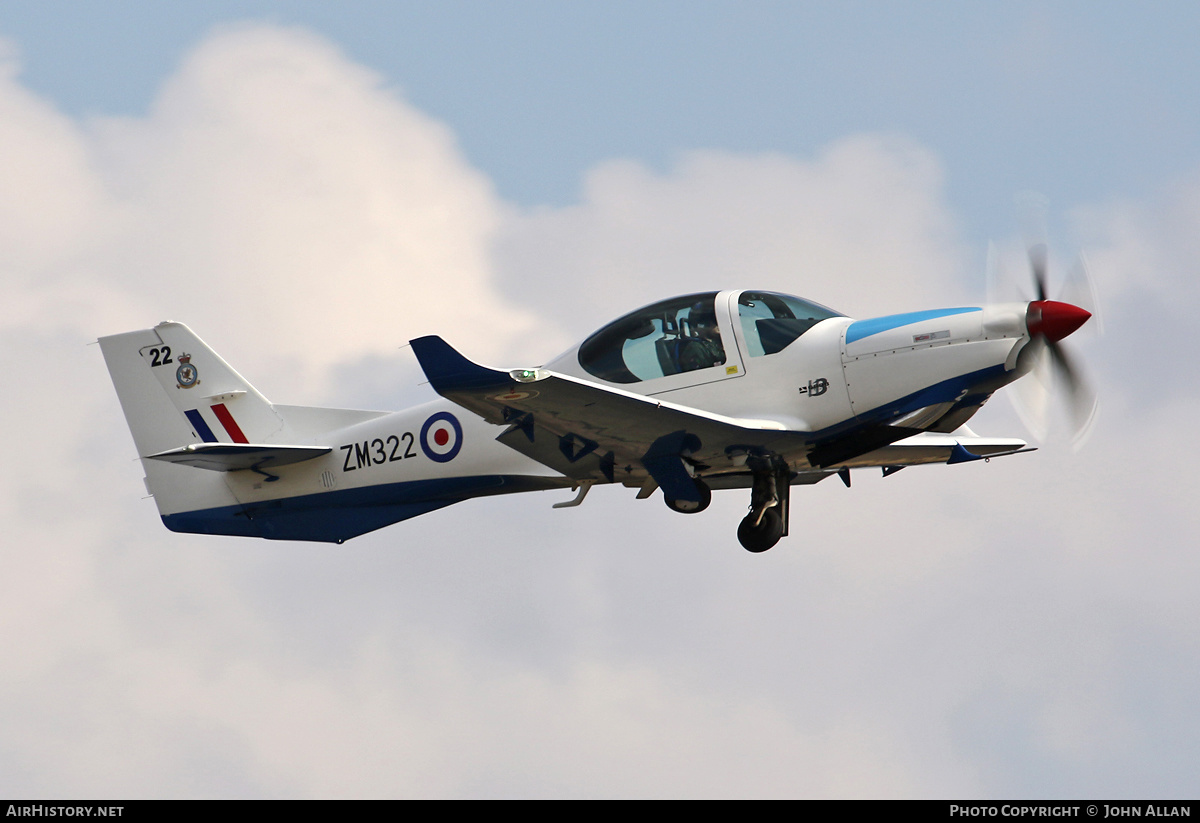 Aircraft Photo of ZM322 | Grob G-120TP Prefect T1 | UK - Air Force | AirHistory.net #634304