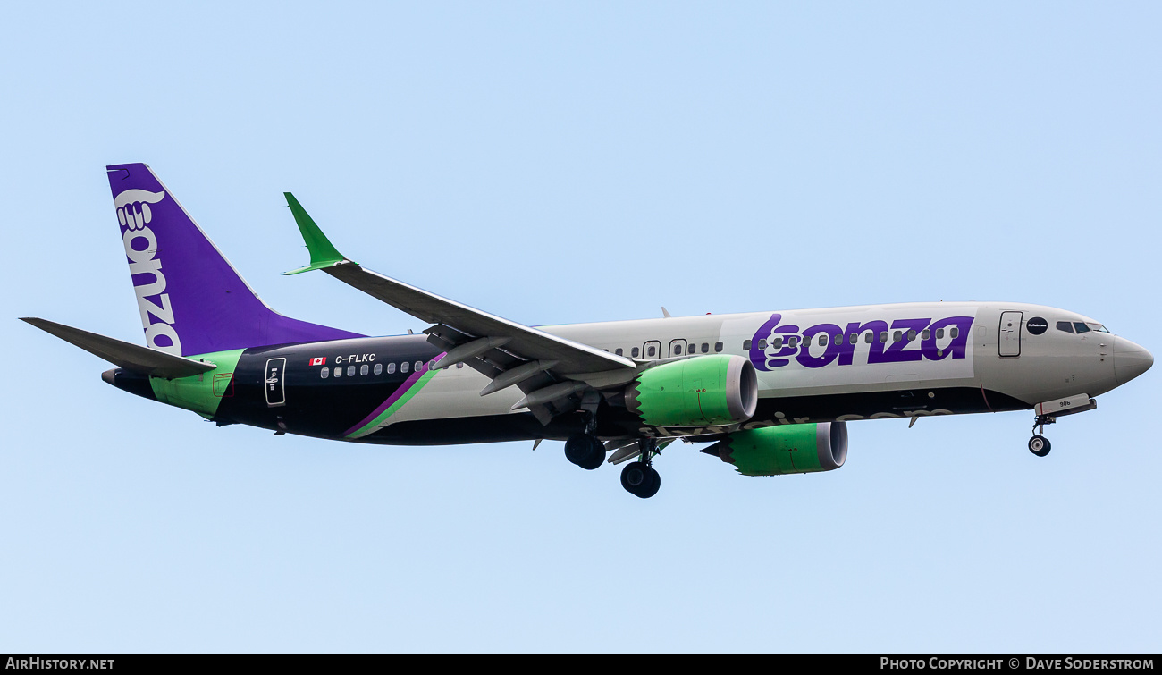 Aircraft Photo of C-FLKC | Boeing 737-8 Max 8 | Bonza Aviation | AirHistory.net #634313