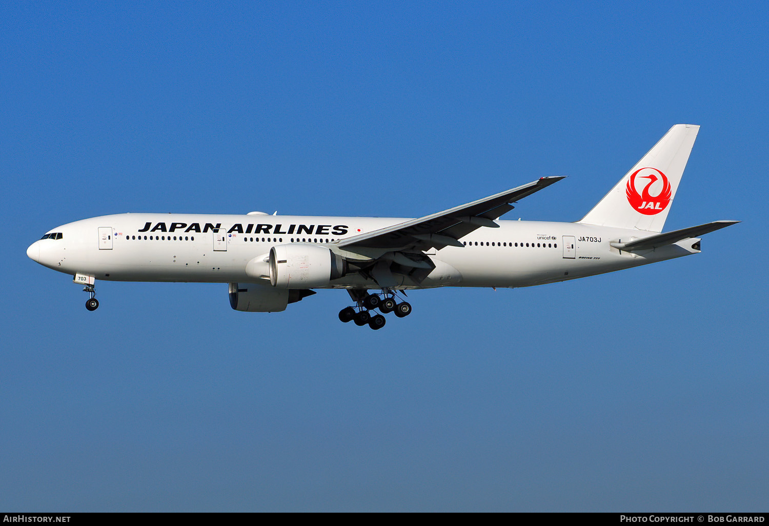 Aircraft Photo of JA703J | Boeing 777-246/ER | Japan Airlines - JAL | AirHistory.net #634314