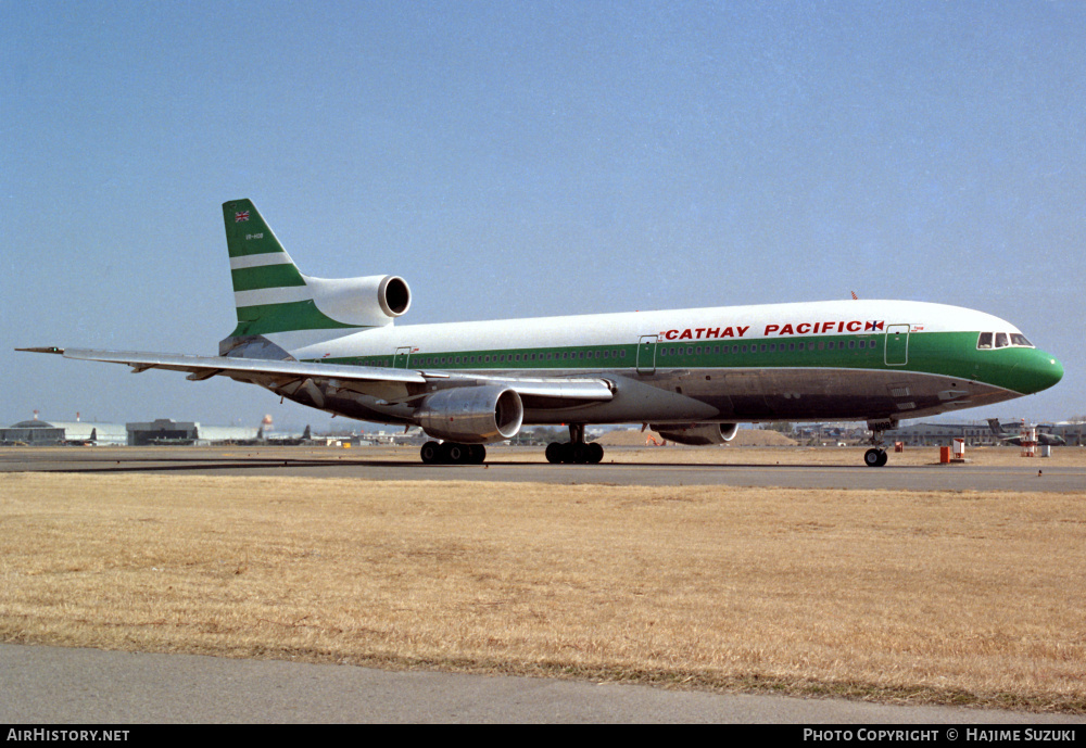 Aircraft Photo of VR-HOB | Lockheed L-1011-385-1 TriStar 1 | Cathay Pacific Airways | AirHistory.net #634322