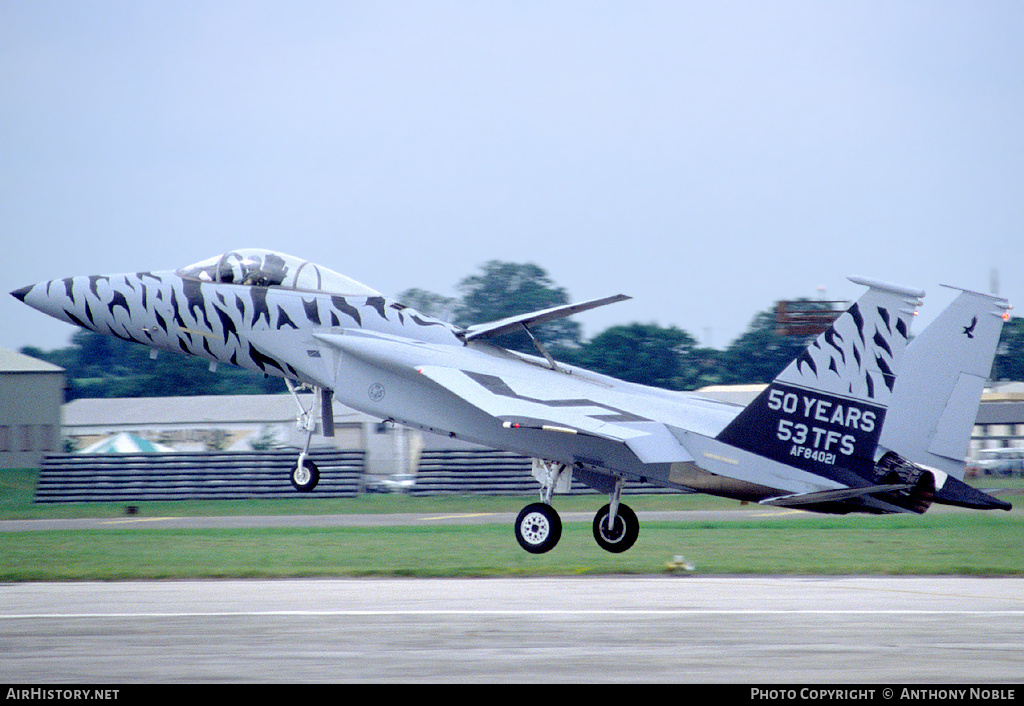 Aircraft Photo of 84-0021 / AF84021 | McDonnell Douglas F-15C Eagle | USA - Air Force | AirHistory.net #634327