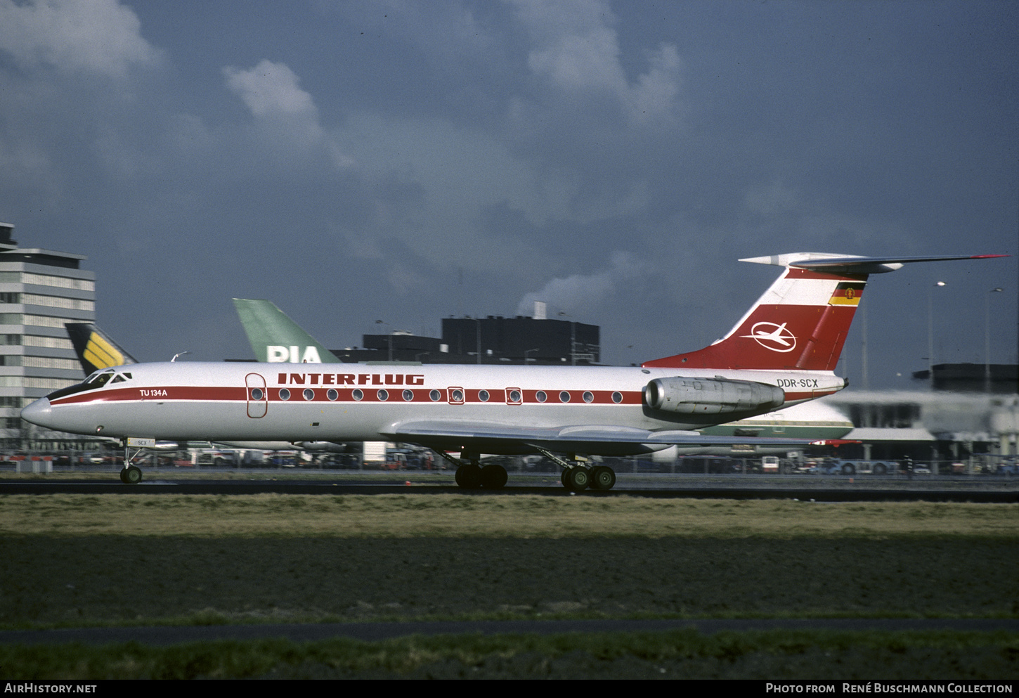Aircraft Photo of DDR-SCX | Tupolev Tu-134A | Interflug | AirHistory.net #634357