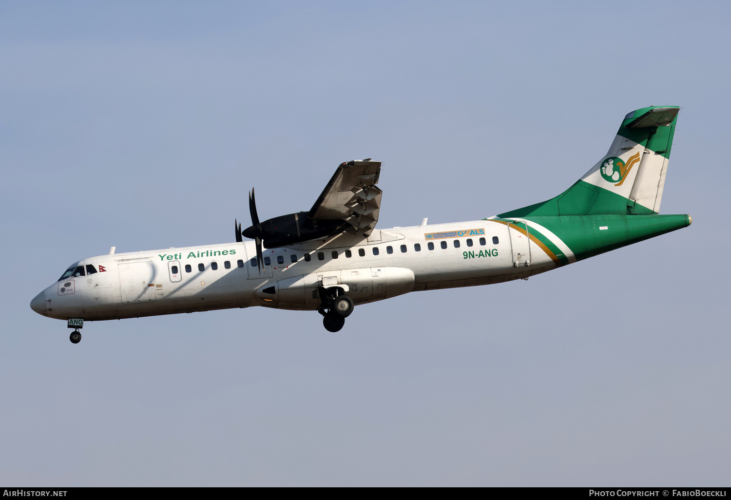 Aircraft Photo of 9N-ANG | ATR ATR-72-500 (ATR-72-212A) | Yeti Airlines | AirHistory.net #634363