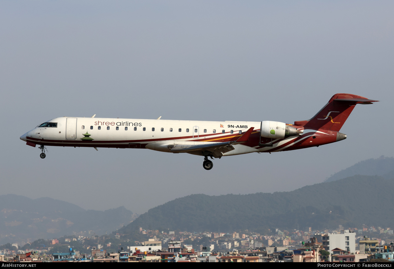 Aircraft Photo of 9N-AMB | Bombardier CRJ-700 (CL-600-2C10) | Shree Airlines | AirHistory.net #634370