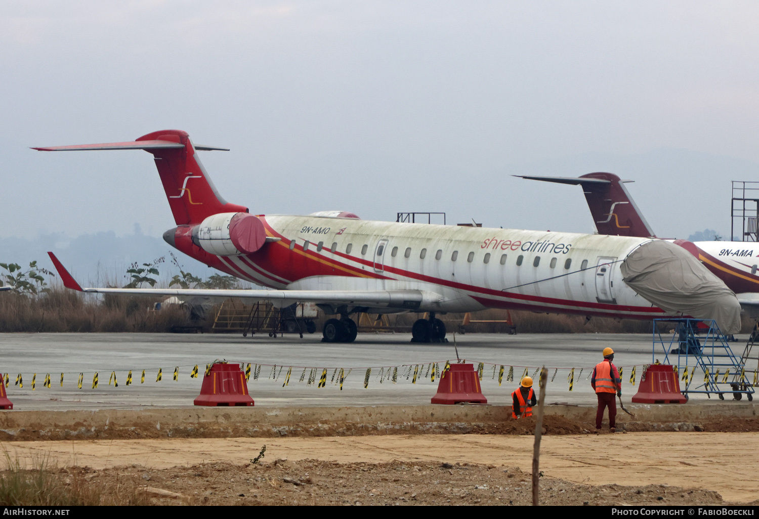 Aircraft Photo of 9N-AMO | Bombardier CRJ-701ER (CL-600-2C10) | Shree Airlines | AirHistory.net #634385