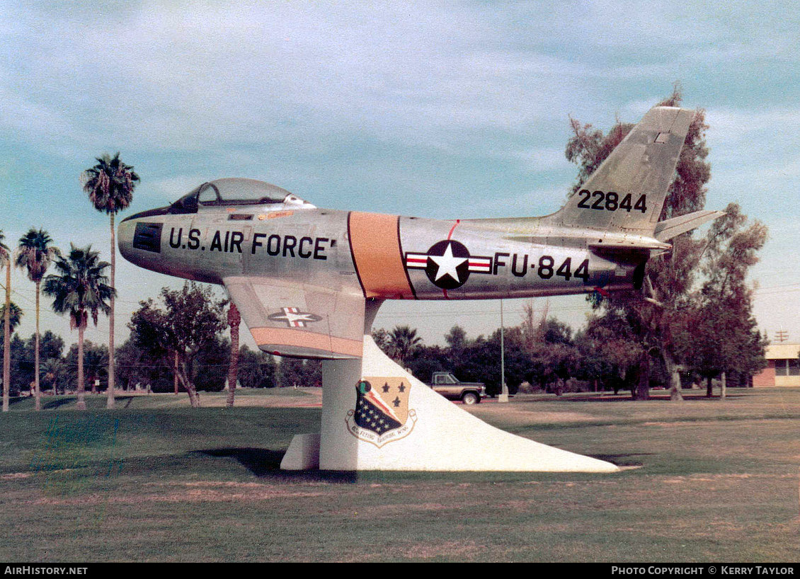 Aircraft Photo of 52-2844 / 22844 | Canadair F-86E-6 Sabre | USA - Air Force | AirHistory.net #634387