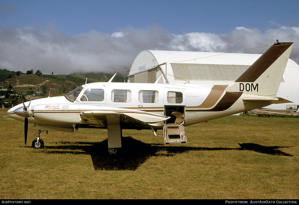 Aircraft Photo of ZK-DOM / DOM | Piper PA-31-310 Navajo B | AirHistory.net #634409