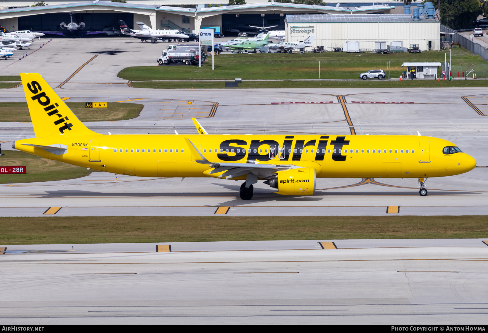 Aircraft Photo of N706NK | Airbus A321-271NX | Spirit Airlines | AirHistory.net #634428