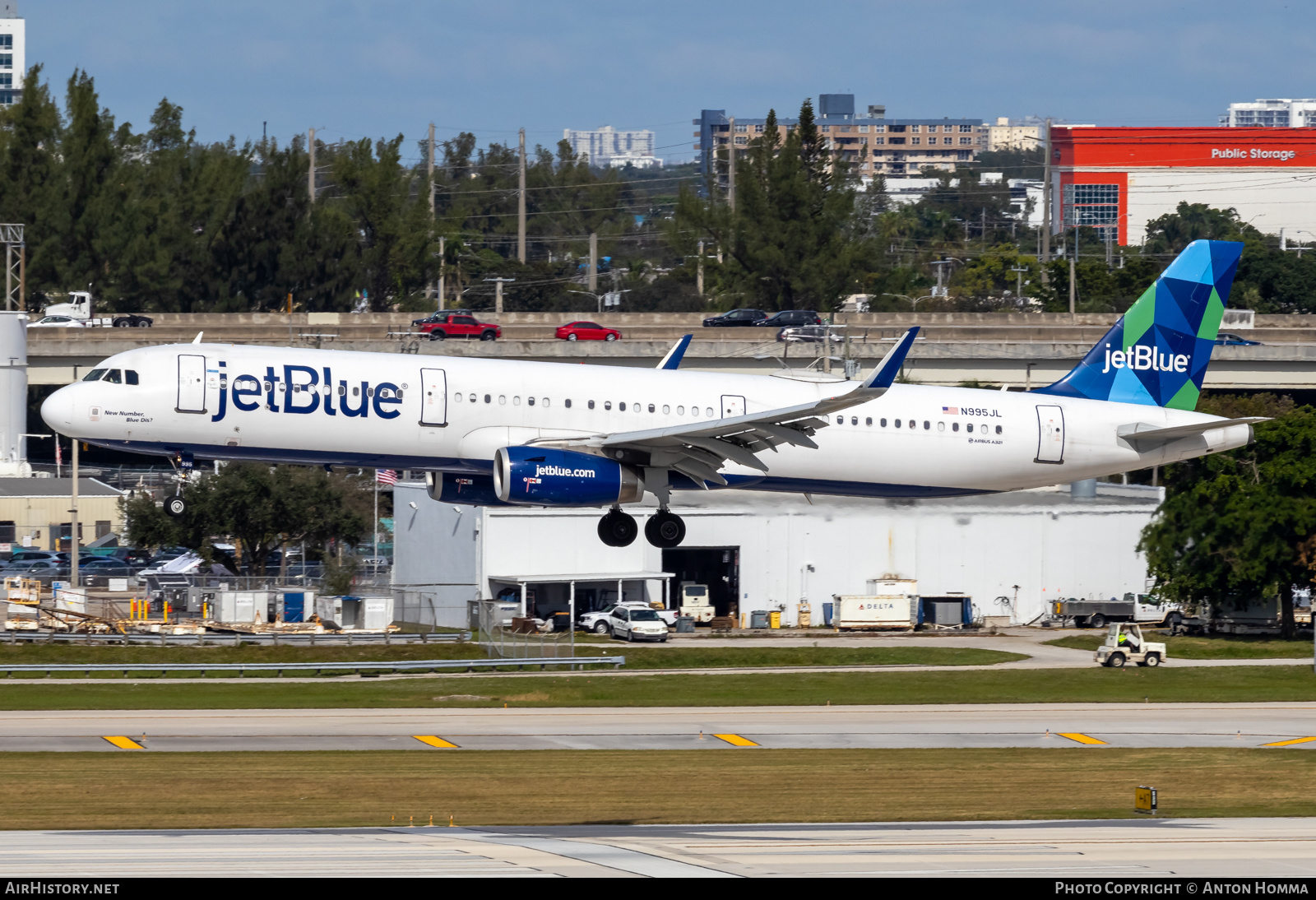 Aircraft Photo of N995JL | Airbus A321-231 | JetBlue Airways | AirHistory.net #634439