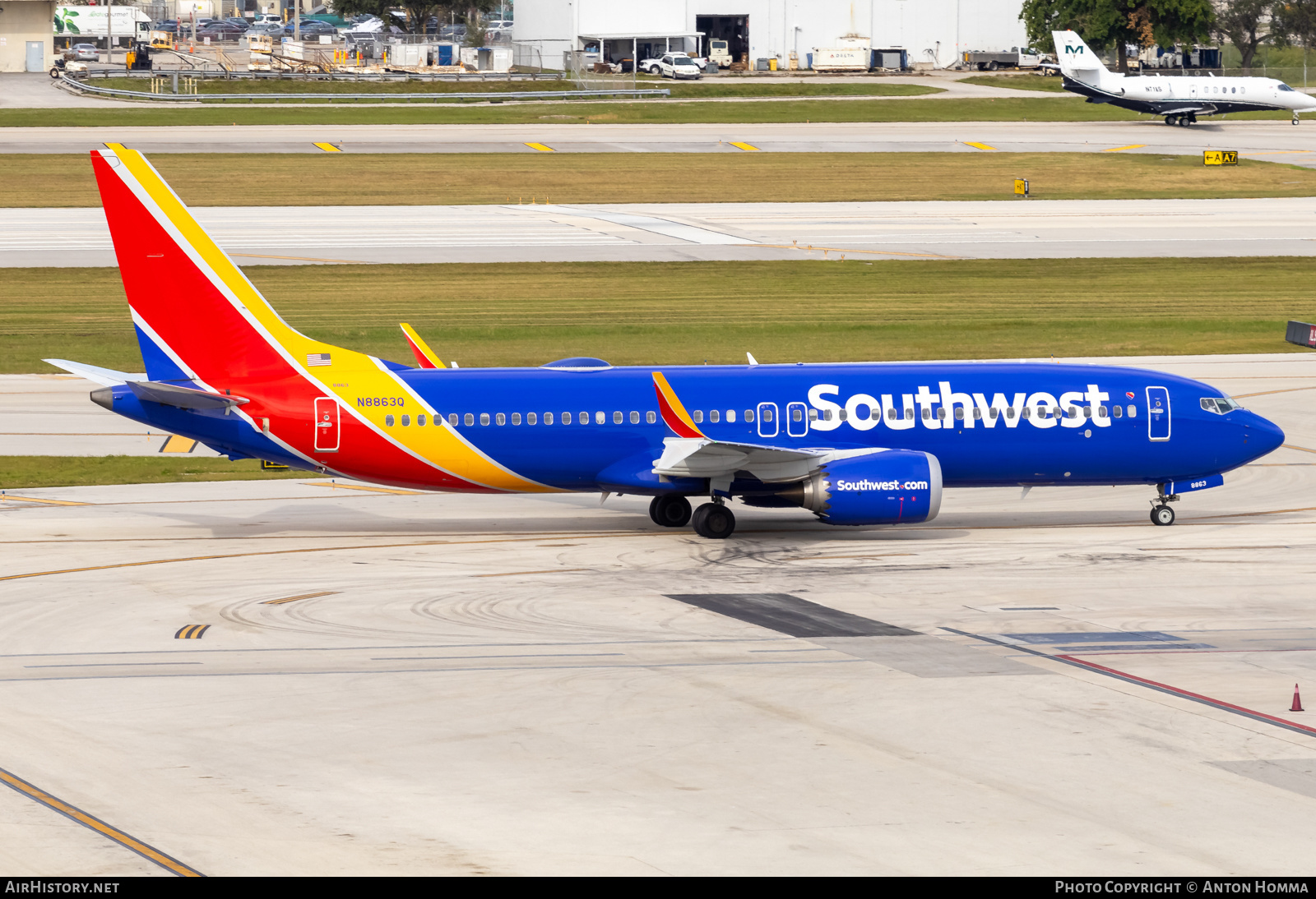 Aircraft Photo of N8863Q | Boeing 737-8 Max 8 | Southwest Airlines | AirHistory.net #634442