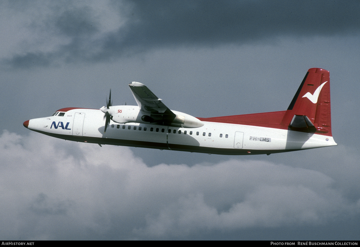 Aircraft Photo of PH-LMS | Fokker 50 | NAL - Nakanihon Airlines | AirHistory.net #634457