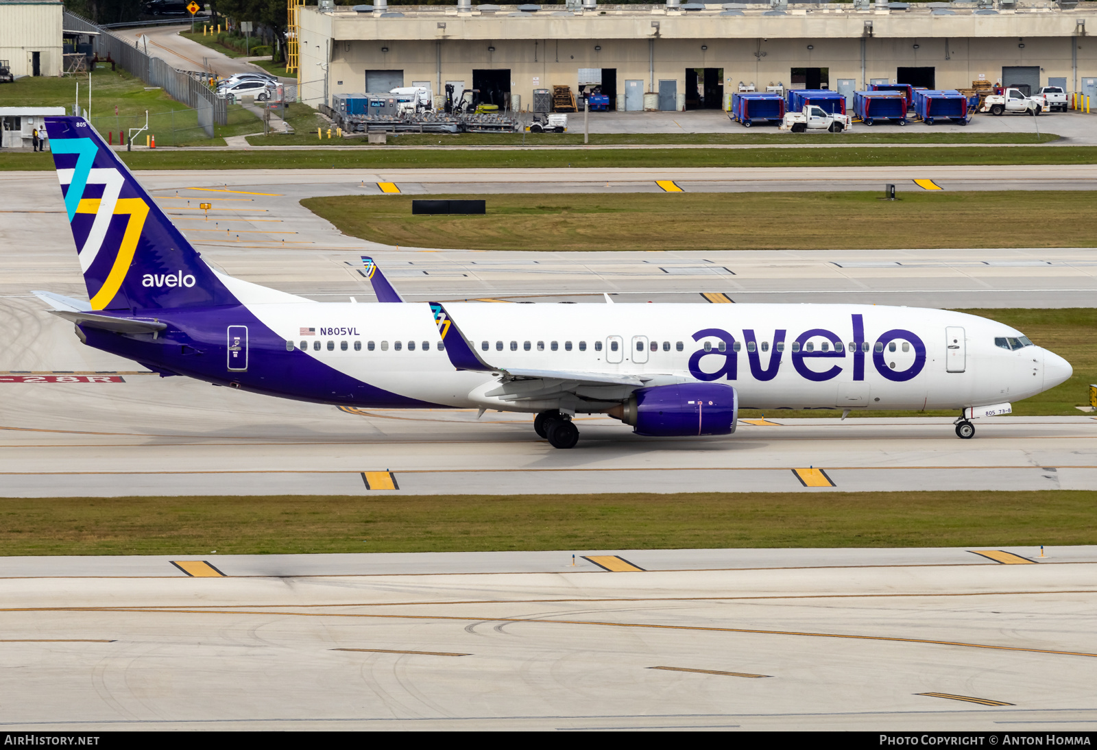 Aircraft Photo of N805VL | Boeing 737-86N | Avelo Airlines | AirHistory.net #634458