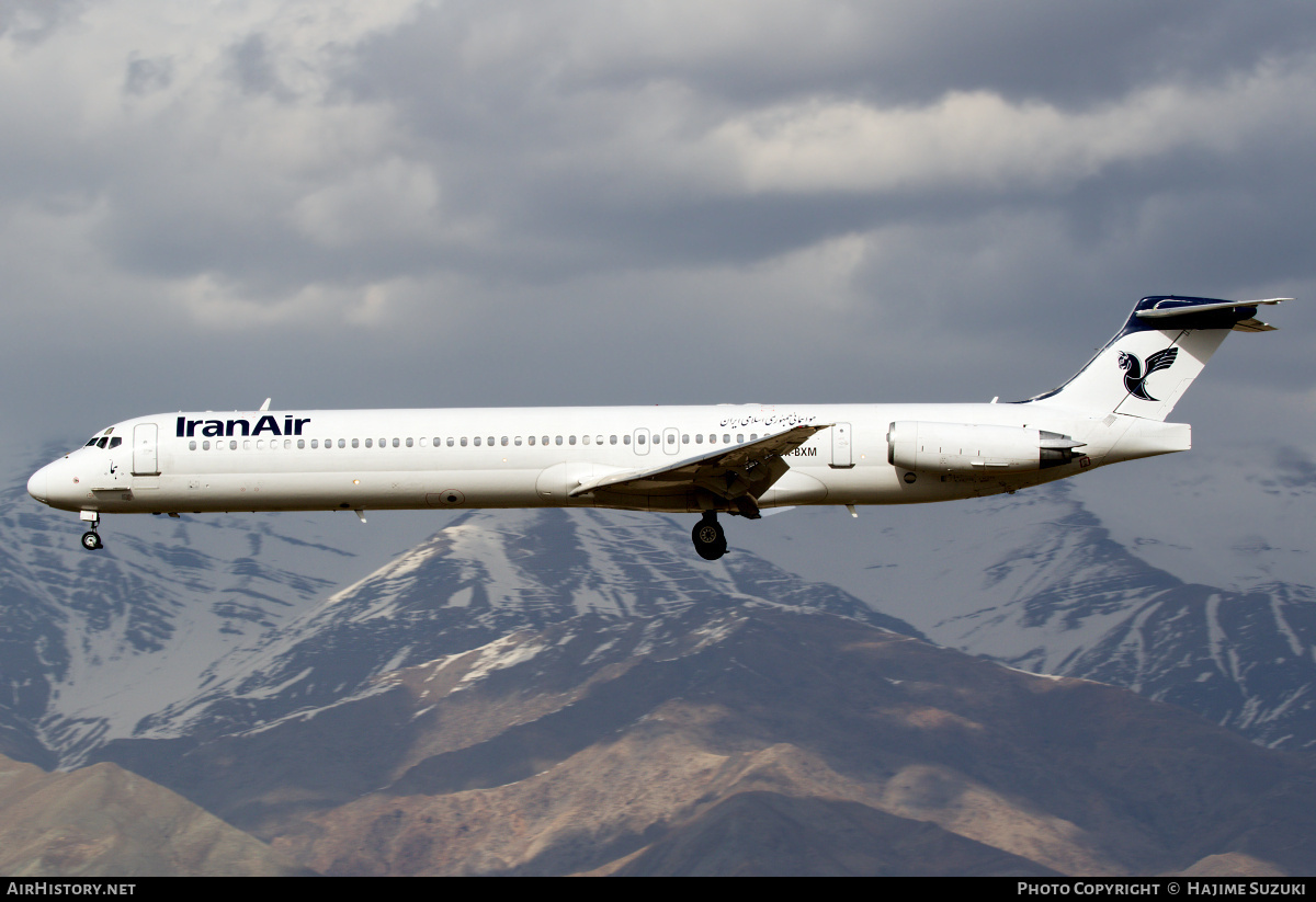 Aircraft Photo of UR-BXM | McDonnell Douglas MD-82 (DC-9-82) | Iran Air | AirHistory.net #634469