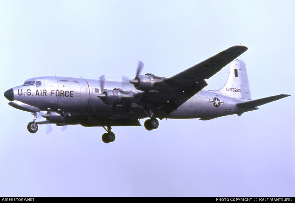 Aircraft Photo of 53-3283 / 0-33283 | Douglas C-118A Liftmaster | USA - Air Force | AirHistory.net #634470