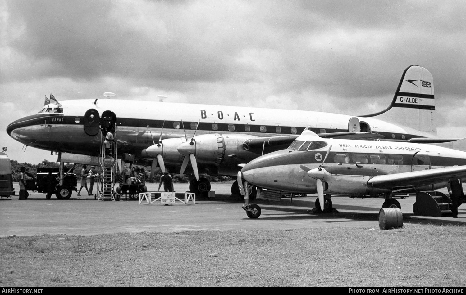 Aircraft Photo of G-ALDE | Handley Page HP-81 Hermes 4 | BOAC - British Overseas Airways Corporation | AirHistory.net #634477