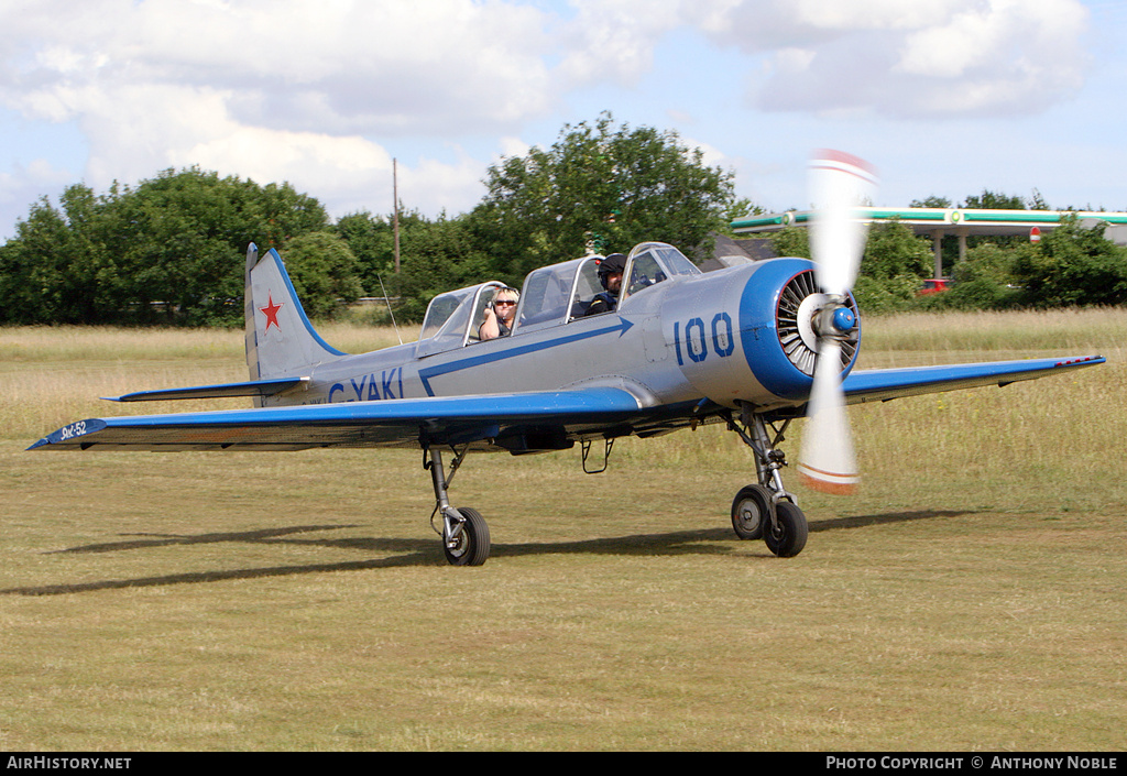 Aircraft Photo of G-YAKI | Yakovlev Yak-52 | AirHistory.net #634479