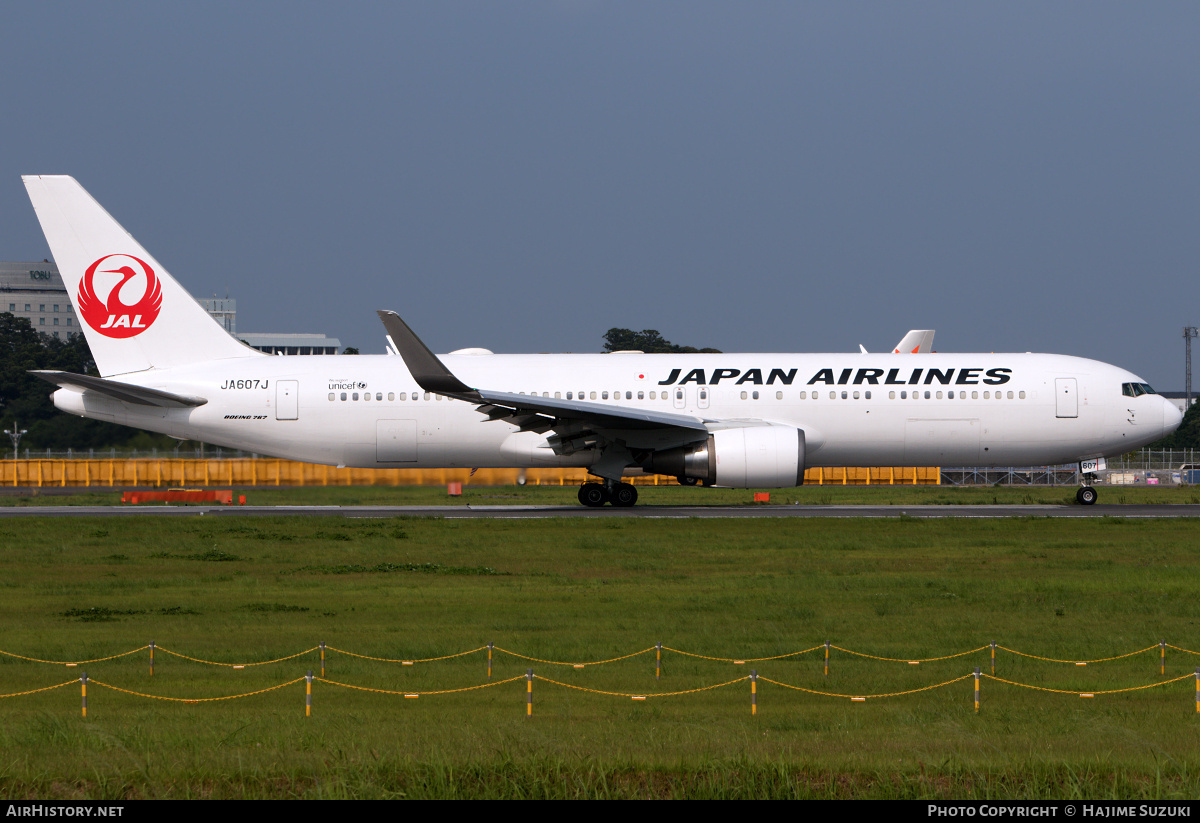 Aircraft Photo of JA607J | Boeing 767-346/ER | Japan Airlines - JAL | AirHistory.net #634503